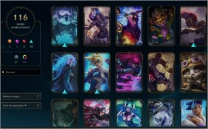 Conta League of Legends lvl 256 - 116 skins LOL