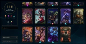 Conta League of Legends lvl 256 - 116 skins LOL