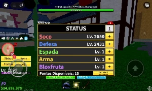 Conta Blox Fruits Third Sea Nivel 1600+ - Roblox