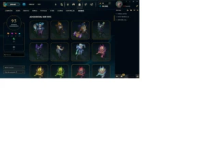 Vendo Conta Lol Mestre Solo E Flex 625 Skins + Varias Coisas - League of Legends