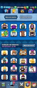 Conta Clash Royale 5200Gemas 695K Ouro, Cartas Nivel Maximo