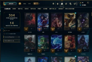 Conta mestre 60% wr 250pdl - League of Legends LOL