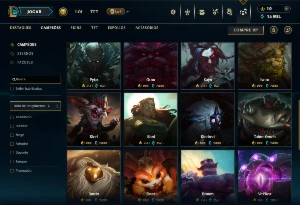 Conta mestre 60% wr 250pdl - League of Legends LOL