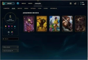 Conta Platina III - League of Legends LOL