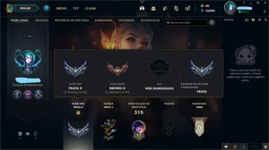 Conta League of Legends (206 Skins) e Valorant LOL