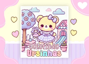 Arquivo Digital Livro de colorir Ursinhas Kawaii – PDF - eBooks