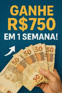 Desafio de Ganhar R$750,00 em apenas uma Semana - eBooks