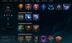 Conta League of Legends Full Acesso - 95 Champs e 6 Skins LOL