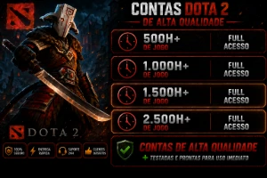Contas Dota 2 | 500 - 1.000 - 2.500 Horas | Full-Acesso