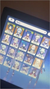GENSHIN IMPACT AR XIAO, GANYU, KEKING, JEAN SERVER ÁSIA