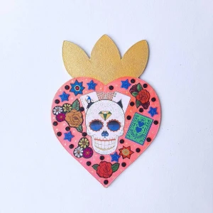 Enfeite de Parede Caveira Mexicana - Artesanato e Personalizados