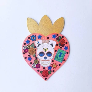 Enfeite de Parede Caveira Mexicana - Artesanato e Personalizados