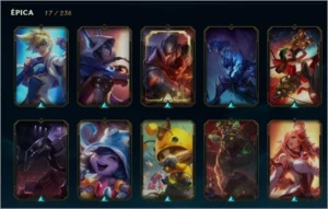 Conta lol s2, com skins da s2 e skins hextec - League of Legends