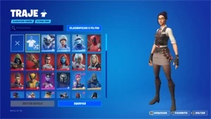 vendo conta com 93skins/tr0c0 com uma que tenha a heroina e+ - Fortnite