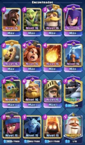 conta clash royale 14.000 troféus, 17 evos, 1 ano de jogo