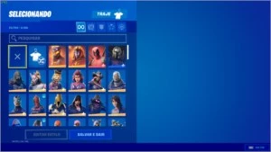 Vendo conta fortnite 151 skins (56 compradas ou exclusivas)