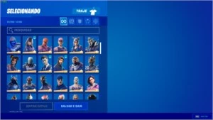 Vendo conta fortnite 151 skins (56 compradas ou exclusivas)