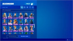 Vendo conta fortnite 151 skins (56 compradas ou exclusivas)