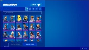 Vendo conta fortnite 151 skins (56 compradas ou exclusivas)