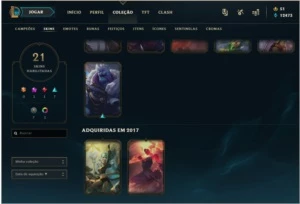 Conta lol Platina 4 - League of Legends