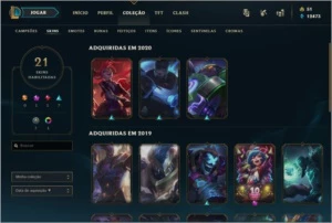 Conta lol Platina 4 - League of Legends