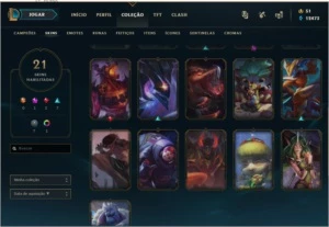 Conta lol Platina 4 - League of Legends