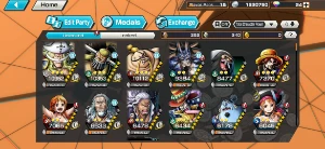 One Piece Bounty Rush com vários Ex e BF LV 100 - Outros