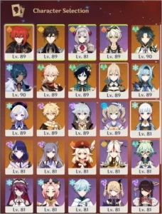 Genshin AR 57/Quase todos perso 5*/9350 primogens/50+desejos - Genshin Impact