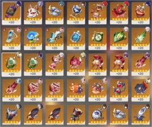 Genshin AR 57/Quase todos perso 5*/9350 primogens/50+desejos - Genshin Impact