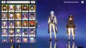 (EUROPA AR56) Hu Tao, Ayato, Shenhe, Zhongli C1, Venti - Genshin Impact