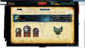 Conta Platinum I com borda Diamond. - League of Legends LOL