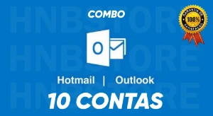 Combo 10 Contas Hotmail - Promoção - Outros