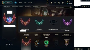 CONTA GRAO MESTRE LOL - League of Legends
