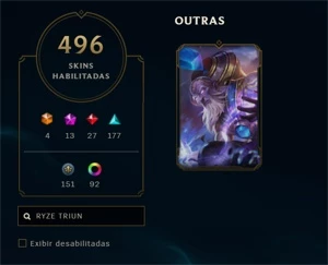 CONTA GRAO MESTRE LOL - League of Legends