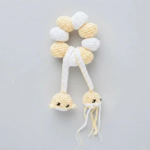 Chocalho Amigurumi Oceano - Artesanato e Personalizados