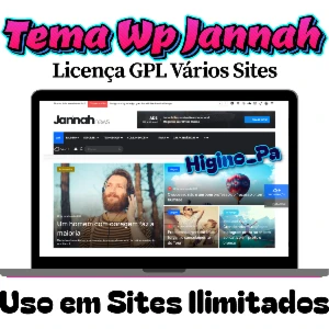 Tema Wordpress Jannah + Atualizações
