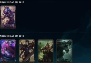 CONTA LOL PLATINA 3 - League of Legends