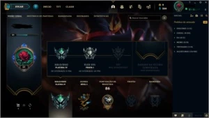 CONTA LEAGUE OF LEGENDS PLATINA BARATA LOL