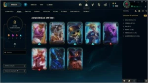 CONTA LEAGUE OF LEGENDS PLATINA BARATA LOL