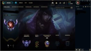 Conta d3 Smurf 60% win rate mrr D1/Mestre - League of Legends LOL