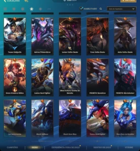 Conta | 70k de coleção, ex lenda monarca, super competitiva - League of Legends: Wild Rift LOL WR