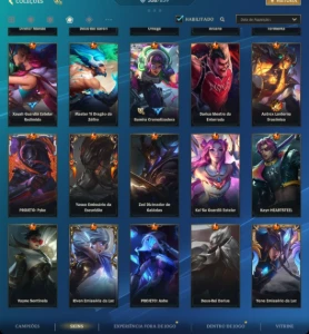 Conta | 70k de coleção, ex lenda monarca, super competitiva - League of Legends: Wild Rift LOL WR