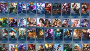 Conta Mobile Legends Com 159 Skins E 900 Diamantes