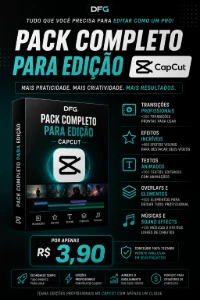 Mega Pack - Edição No Capcut - Vídeos e Cortes Cortes Virais