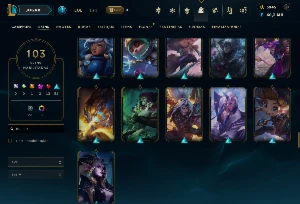 Conta LOL 3945 RP - 103 skins - League of Legends