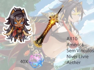 AR10 - Dehya + Sinal dos Mares (BIS) + 40 tiros - Genshin Impact