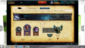 CONTA DE LEAGUE OF LEGENDS PLATINA V LOL