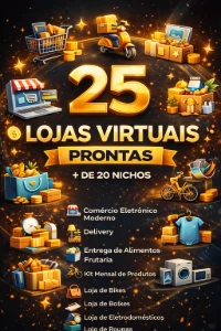 🚀 25 Lojas Virtuais Prontas