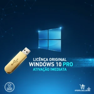 Windows 10 Pro - Chave de ativação Online Original - Softwares e Licenças