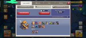 Conta Clash Of Clans CV 16, 4000 gemas, bem upada